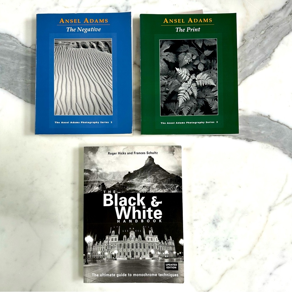 Bundle of 3 photography books.